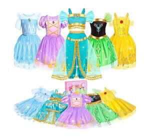 Princess Costumes for Girls, Princess Dress up Clothes for Girl 4-6Princess...
